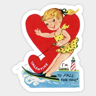 Valentine Art- Vintage Graphic Art Sticker